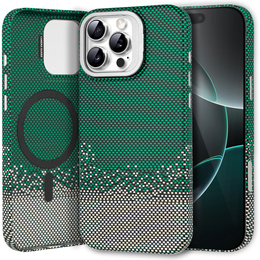 Pouzdro iPhone 16 Pro, Frame Kickstand, pro MagSafe, Sand Green