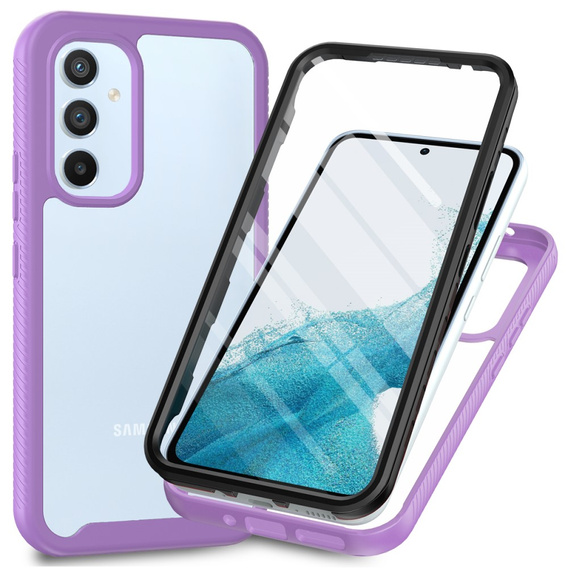 Pouzdro pro Samsung Galaxy A34 5G, Shockproof, s fólií, fialové
