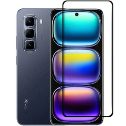 3D tvrzené sklo pro Infinix Hot 50 Pro 4G, černý rámeček