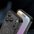Pouzdro pro iPhone 17 Pro Max, pro MagSafe, pancéřované, černé