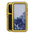 Pouzdro Love Mei pro Samsung Galaxy S20 FE 4G/5G, armored with glass, žluté