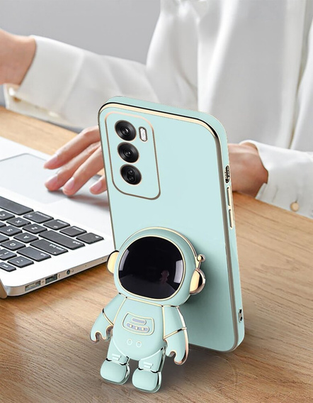Pouzdro pro Oppo Reno 12 Pro, Astronaut, zelené