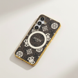 Pouzdro GUESS Magnetic IML Peony pro Samsung Galaxy S25