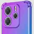 Pouzdro pro Xiaomi Redmi Note 14 4G, Gradient Dropproof, Fialová / modrá