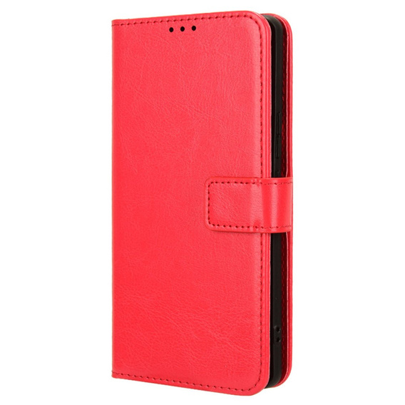 Klopové pouzdro pro Infinix Zero 30 5G, Crazy Horse Wallet, červené