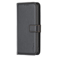Klopové pouzdro pro Samsung Galaxy S23 FE, BINFEN Wallet, černé + 9H sklo 