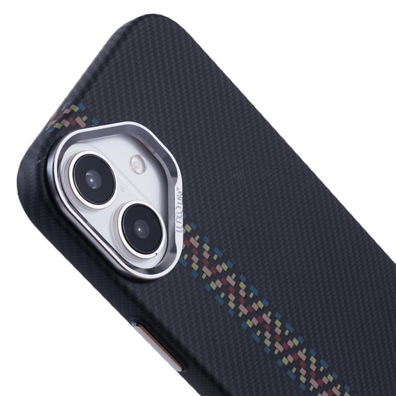 Pouzdro pro iPhone 16, Carbon Fiber MagSafe, černé