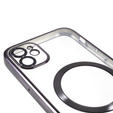 Pouzdro pro iPhone 11, Electro MagSafe, černé + sklo na displej