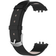 Kožený řemínek pro Samsung Galaxy Fit 3, černý