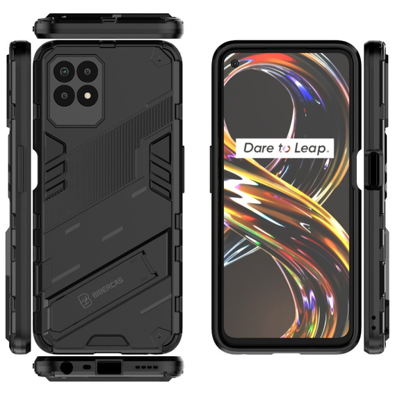 Pouzdro pro Realme 8i, Military kickstand, modré