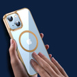 Pouzdro pro iPhone 14 Plus, ERBORD Hybrid MagSafe Case, zlaté
