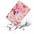 Pouzdro pro Lenovo Tab M10 Plus 10.6 Gen 3 125F/128F, flowers and butterfly