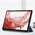 Pouzdro pro Samsung Galaxy Tab S9 Plus, Smartcase s prostorem pro stylus, modré