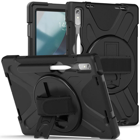 Obrněné pouzdro pro Lenovo Tab P11 Pro Gen 2 TB132FU TB132XU 11.2", ochranné 360 se slotem na stylus, černé