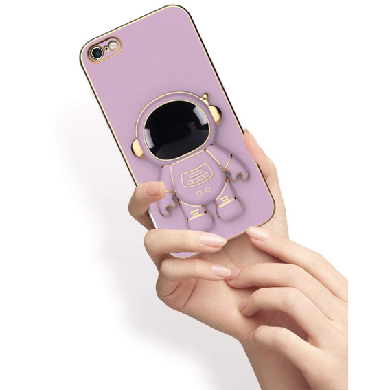 Pouzdro pro iPhone 6 / 6s, Astronaut, fialové