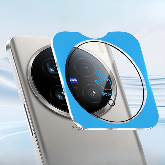 Tvrzené sklo na fotoaparát pro Vivo X200 Pro 5G, černé