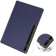 Pouzdro pro Samsung Galaxy Tab S10 Ultra, Smartcase s prostorem pro stylus, námořnicky modré
