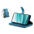 Klopové pouzdro pro Xiaomi Redmi Note 14 Pro 5G / Poco X7 5G, Wallet Zipper Pocket, modré