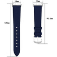 Kožený řemínek pro Samsung Galaxy Fit 3, modrý