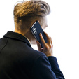 Pouzdro Dux Ducis pro Samsung Galaxy A54 5G, Skinpro, námořnicky modré