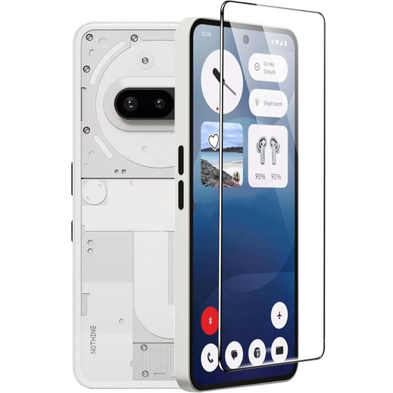 3D tvrzené sklo pro Nothing Phone 3A, černý rámeček