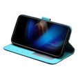 Klopové pouzdro pro Xiaomi Redmi 13C / Poco C65, Wallet, Butterflies modré