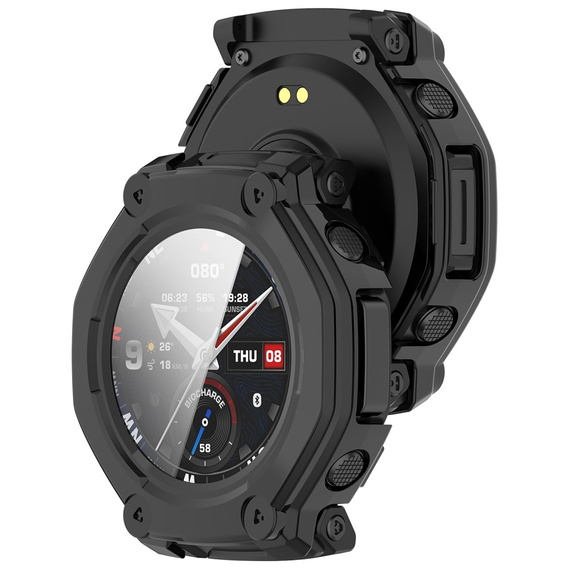 2v1 Ochranné pouzdro + tvrzené sklo pro Amazfit T-Rex 3 Pro