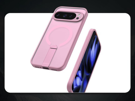 Hybridní pouzdro Fusion pro Google Pixel 10 Pro XL, pro MagSafe, se stojánkem, růžové