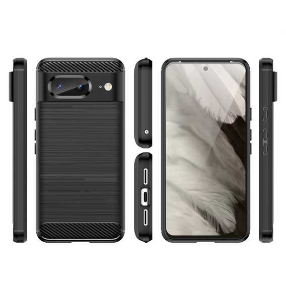 Pouzdro pro Google Pixel 8, Carbon, černé
