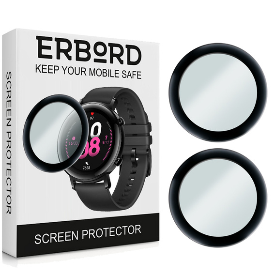 2x hybridní sklo ERBORD pro Huawei Watch GT 2 42MM