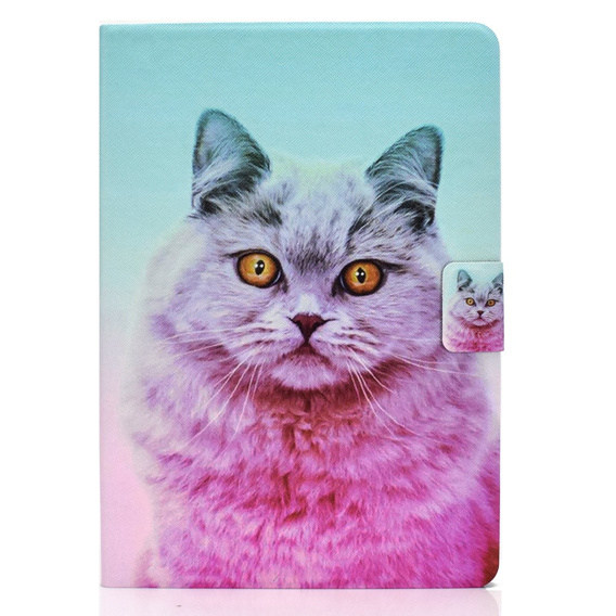 Pouzdro pro Samsung Galaxy Tab A9 X110 / X115, pink cat
