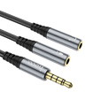 Hoco UPA21 Audio kabel AUX 2v1 – rozbočovač Jack 3,5 mm