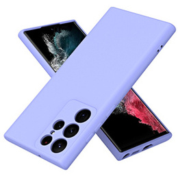 Pouzdro pro Samsung Galaxy S23 Ultra, Silicone Lite, fialové