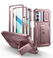 Pancéřové pouzdro pro Samsung Galaxy A16, Dexnor Full Body (Two Frames), růžové
