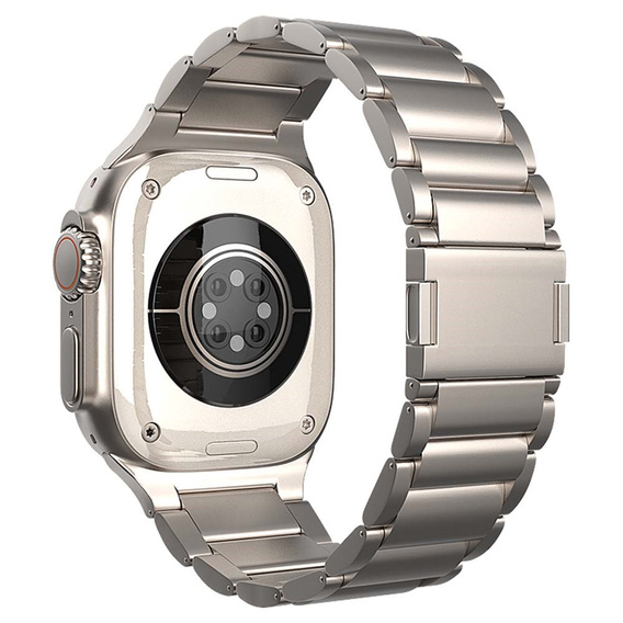 Náramek pro Apple Watch 1/2/3/4/5/6/7/8/9/SE/ULTRA/ULTRA 2 42/44/45/49MM, titanový
