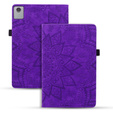 Pouzdro s klopou pro Lenovo Tab M11, flower, fialové