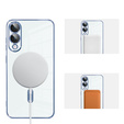 Pouzdro pro Samsung Galaxy S25 Edge, Electro MagSafe, modré + sklo na displej