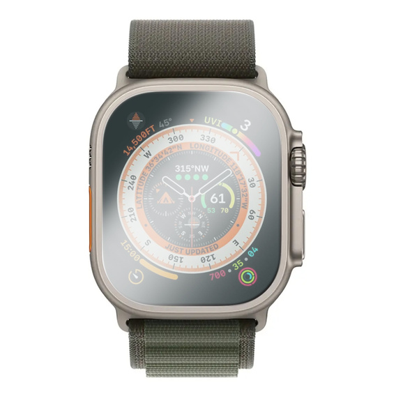 2x Szkło Hartowane ERBORD do Apple Watch Ultra 49mm, Szybka