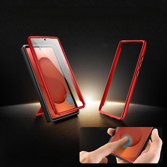 Odolné pouzdro pro Samsung Galaxy S25 Ultra – Tongate MECH Series Clip, černé