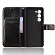 Klopové pouzdro pro Oppo A5 5G / A5m, Crazy Horse Wallet, černé