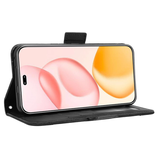 Klopové pouzdro pro Honor 400 Pro 5G, Card Slot, černé