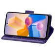 Klopové pouzdro pro Infinix Hot 40i, Butterfly, fialové