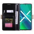 Flipové pouzdro pro Xiaomi Redmi Note 10 Pro / Pro Max, Wallet Pocket Zipper Lace, černé