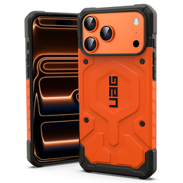 Pouzdro Urban Armor Gear pro iPhone 17 Pro, Pathfinder MagSafe, oranžové