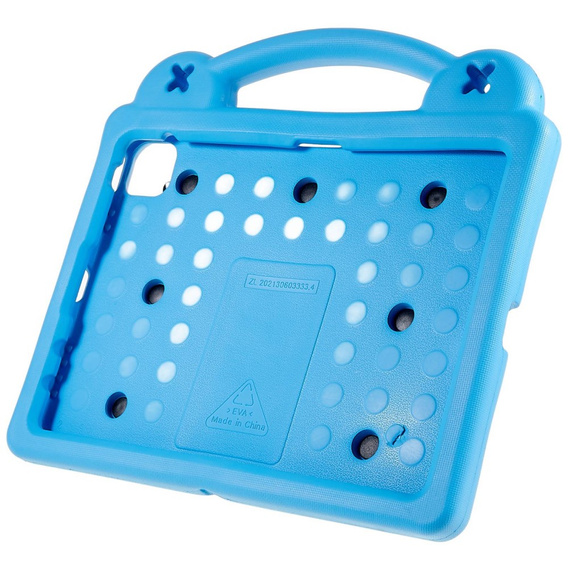 Dětské pouzdro pro Apple iPad Air 11" 6 gen. 2024, Cute Patterns, se stojánkem, modré