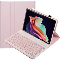 Pouzdro + klávesnice Lenovo Tab P11 Gen 2, Pen Slot, růžové rose gold