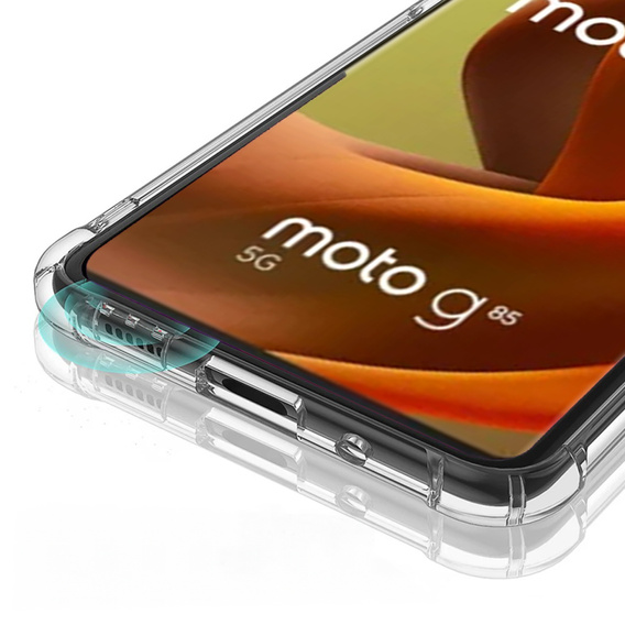 Pouzdro pro Motorola Moto G85, Dropproof, průhledné