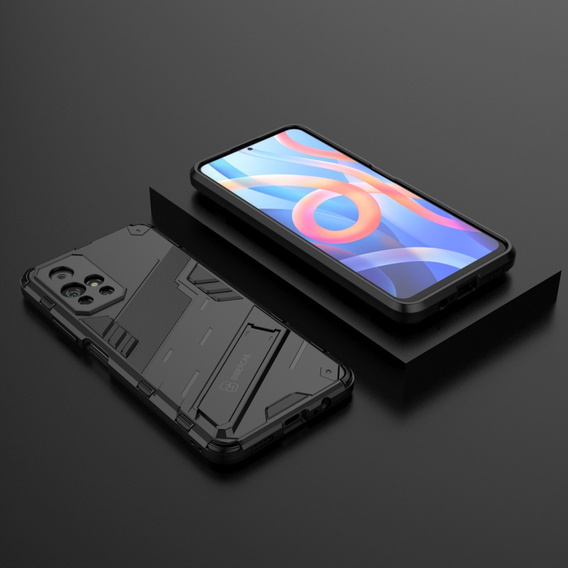 Pouzdro pro Xiaomi Poco M4 Pro 5G / Note 11S 5G, Military kickstand, modré