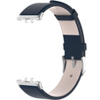 Kožený řemínek pro Samsung Galaxy Fit 3, modrý