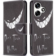 Klopové pouzdro pro Infinix Hot 30, Wallet, Don't Touch My Phone, černé
